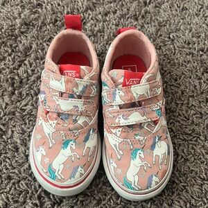 Pink Unicorn Toddler vans